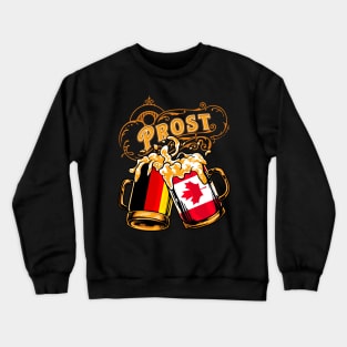 Oktoberfest Wiesn Prost Deutschland - Canada Crewneck Sweatshirt